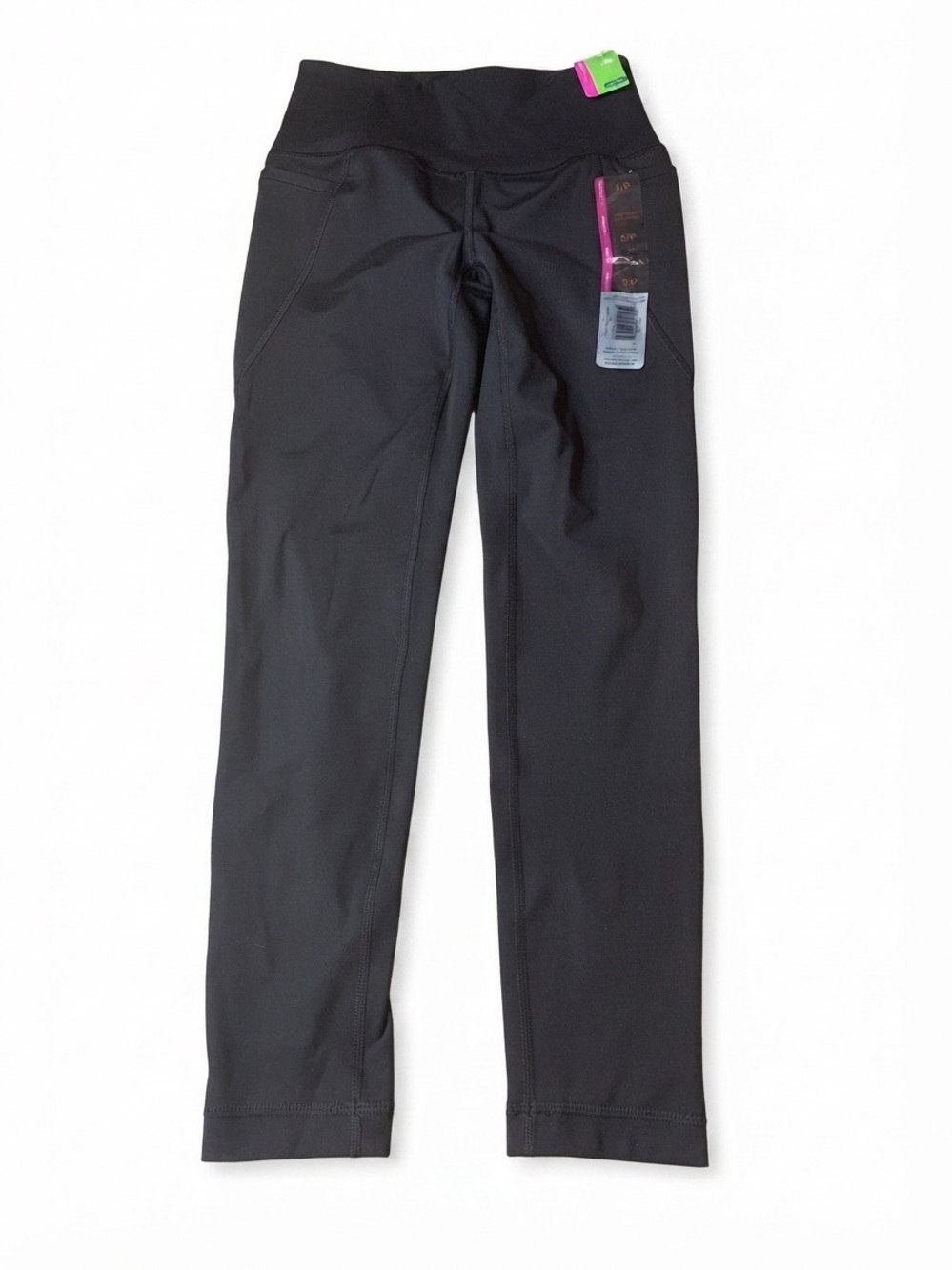 Athletic Works Black High Rise 7/8 Pocket Leggings Size S NWT